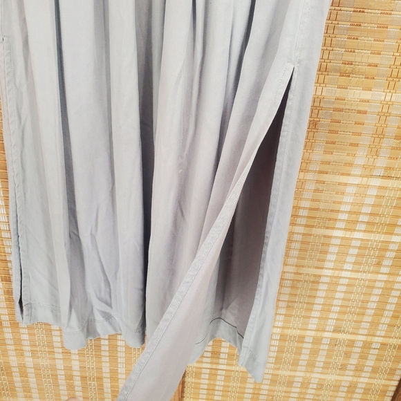 ♤ Aritzia Wilfred Taupe Gabrielle Midi Skirt with Side Slits Size XXS - Picture 4 of 11